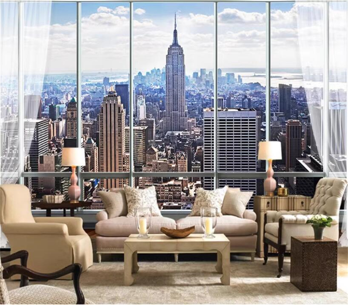 New York Sunrise 3D Window Cit - đánh giá và giá Interior Design New York