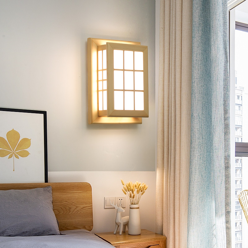 Japanese Style Wall Lamp Solid - đánh giá và giá Interior Design Japan