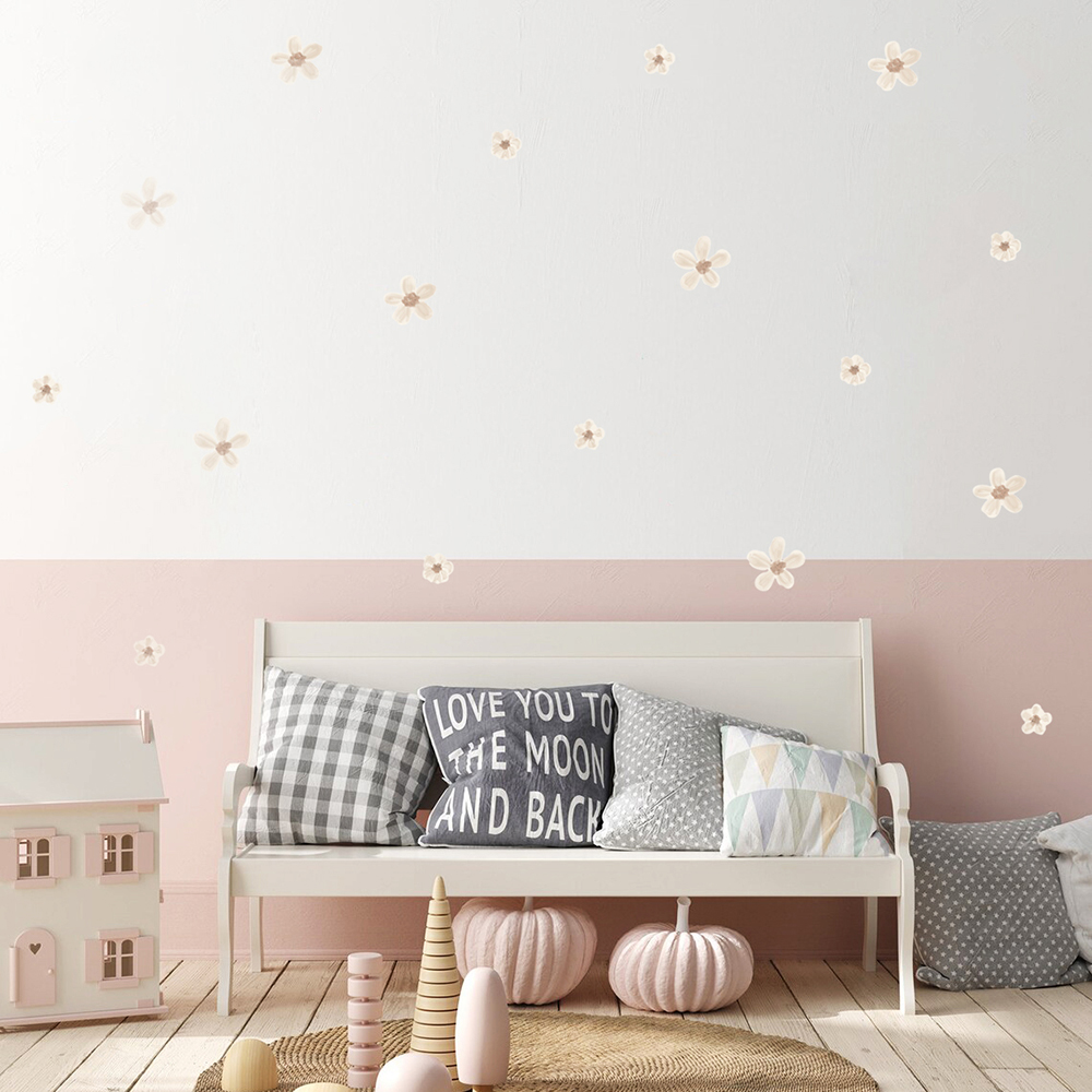 Boho Solid Colored Flowers Nur - đánh giá và giá Interior Design Quotes