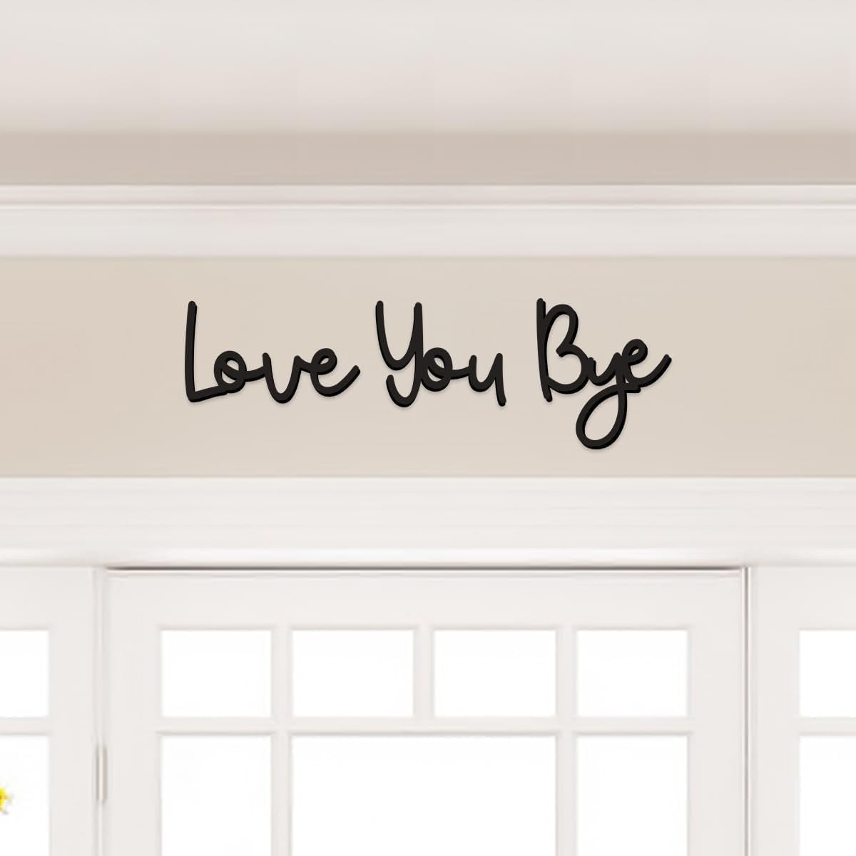 Love You Bye Wood Sign Home De - đánh giá và giá Interior Design Quotes