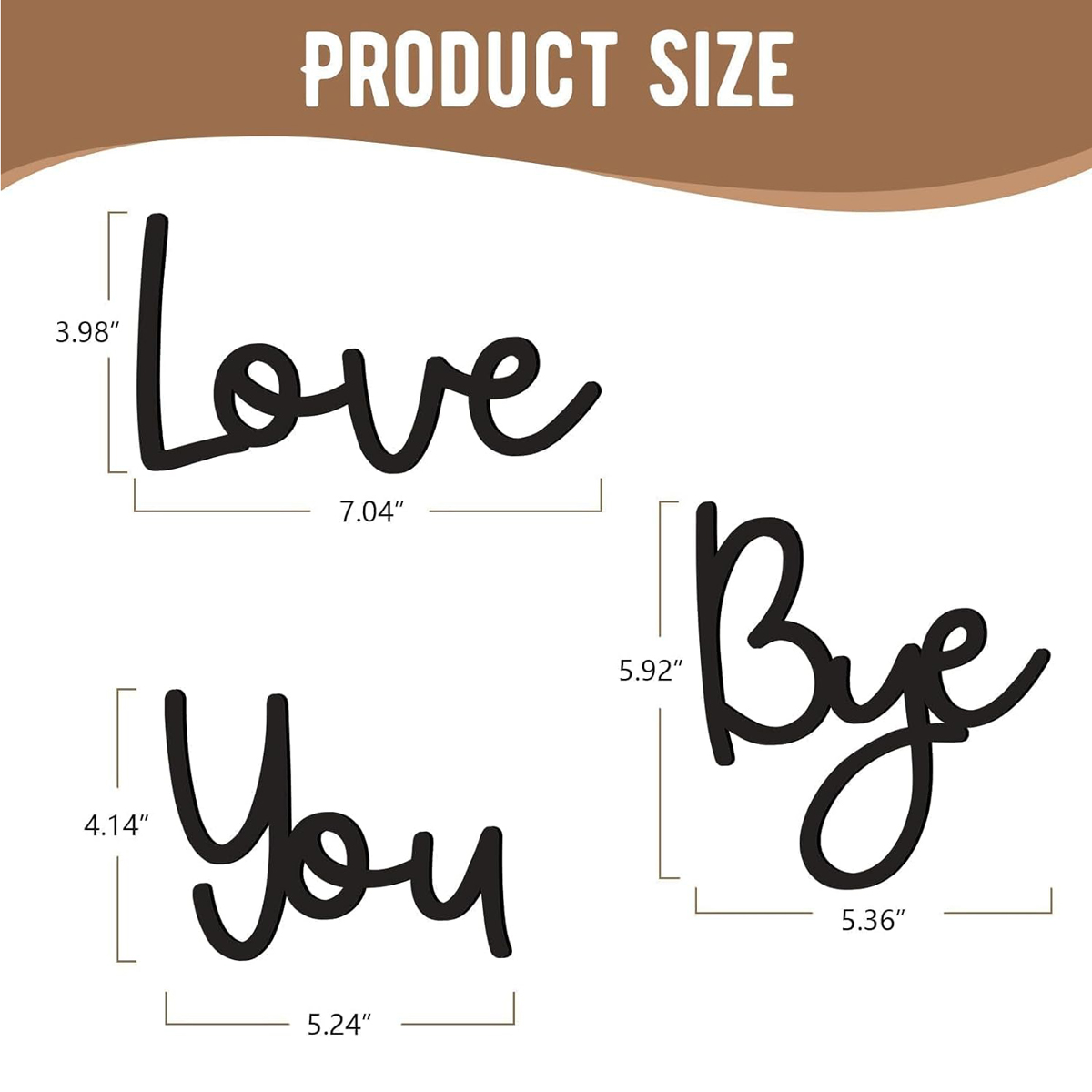 Love You Bye Wood Sign Home De - đánh giá và giá Interior Design Quotes