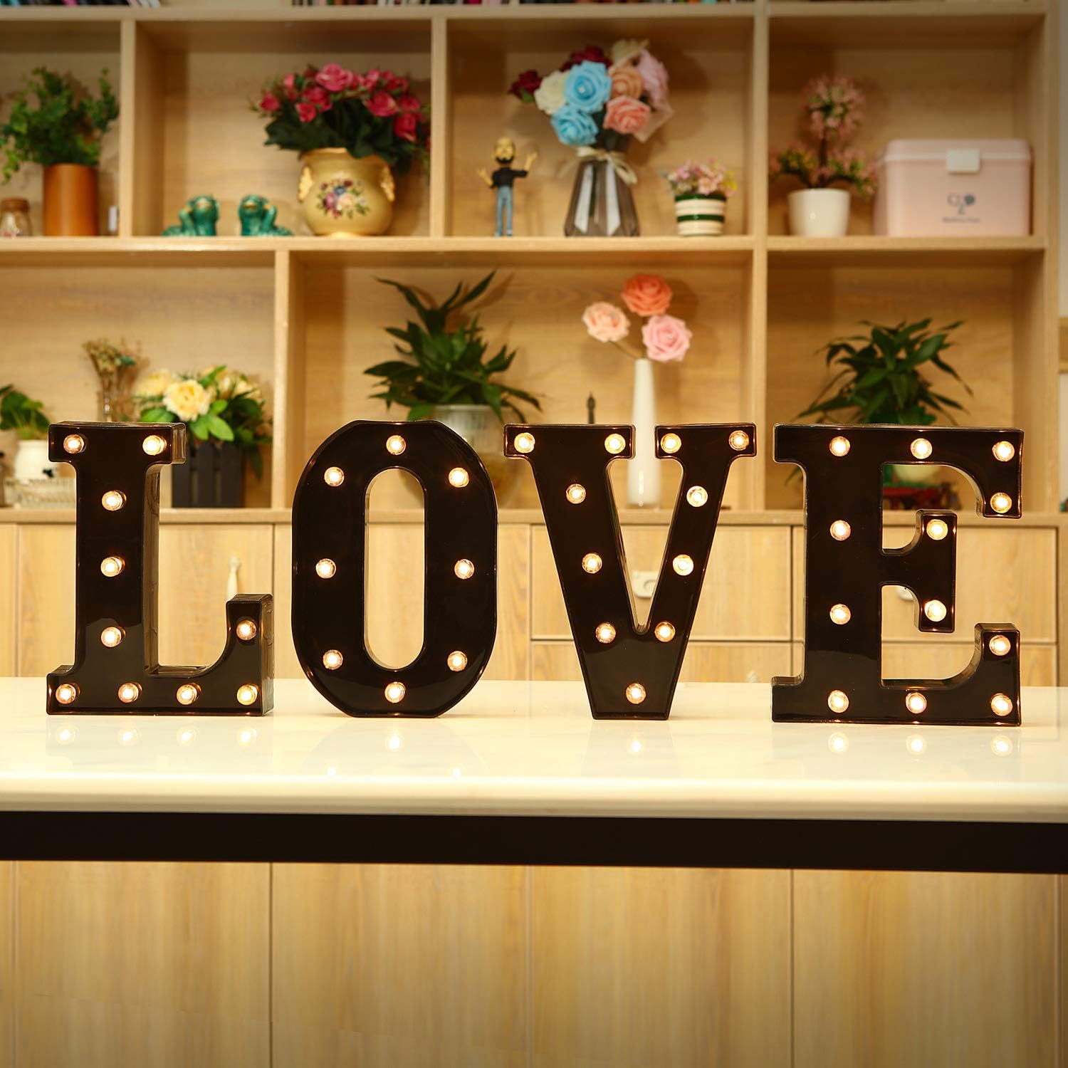 22cm Led Light Letters Black A - đánh giá và giá Interior Design Quotes