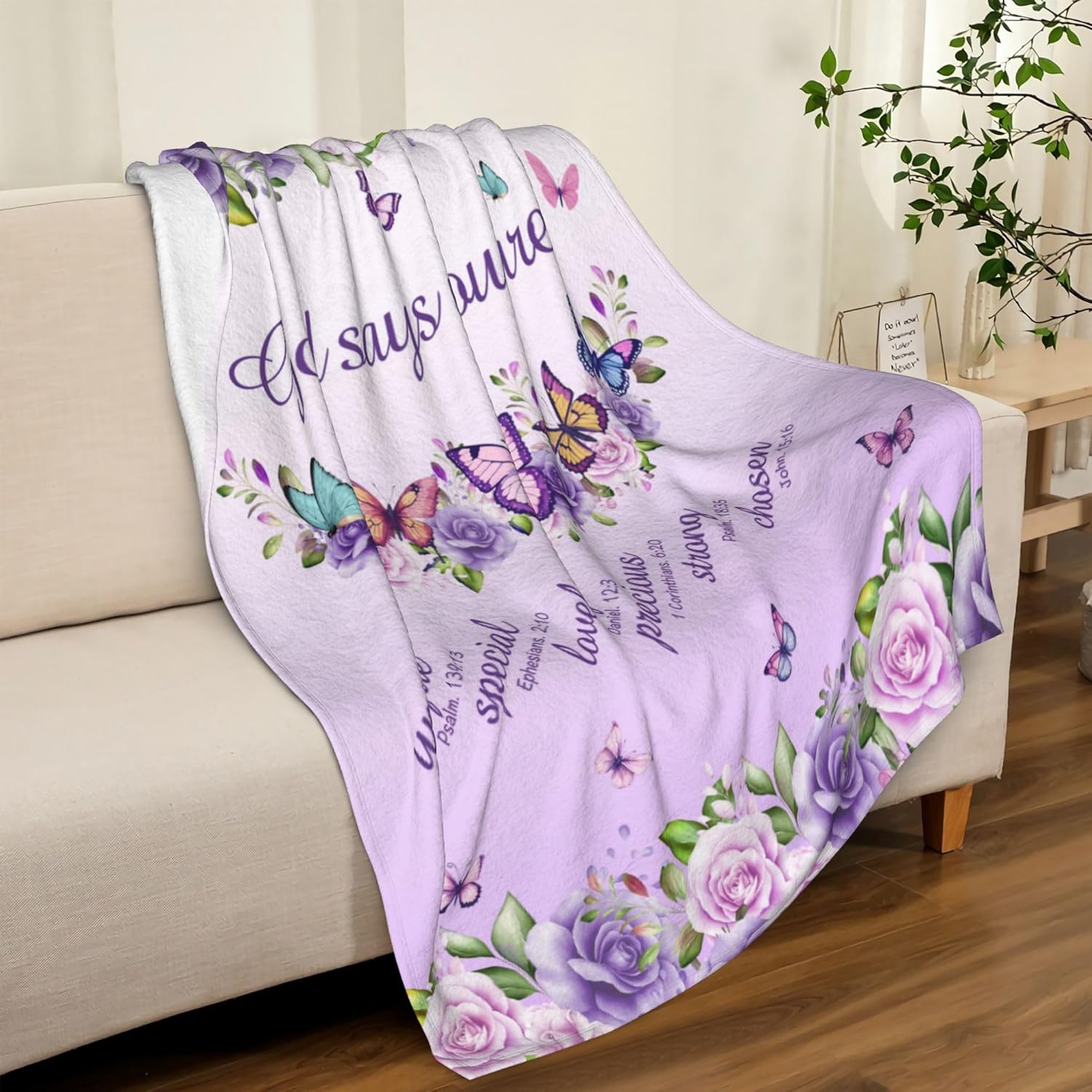 Purple Roses Butterflies Faith - đánh giá và giá Interior Design Quotes
