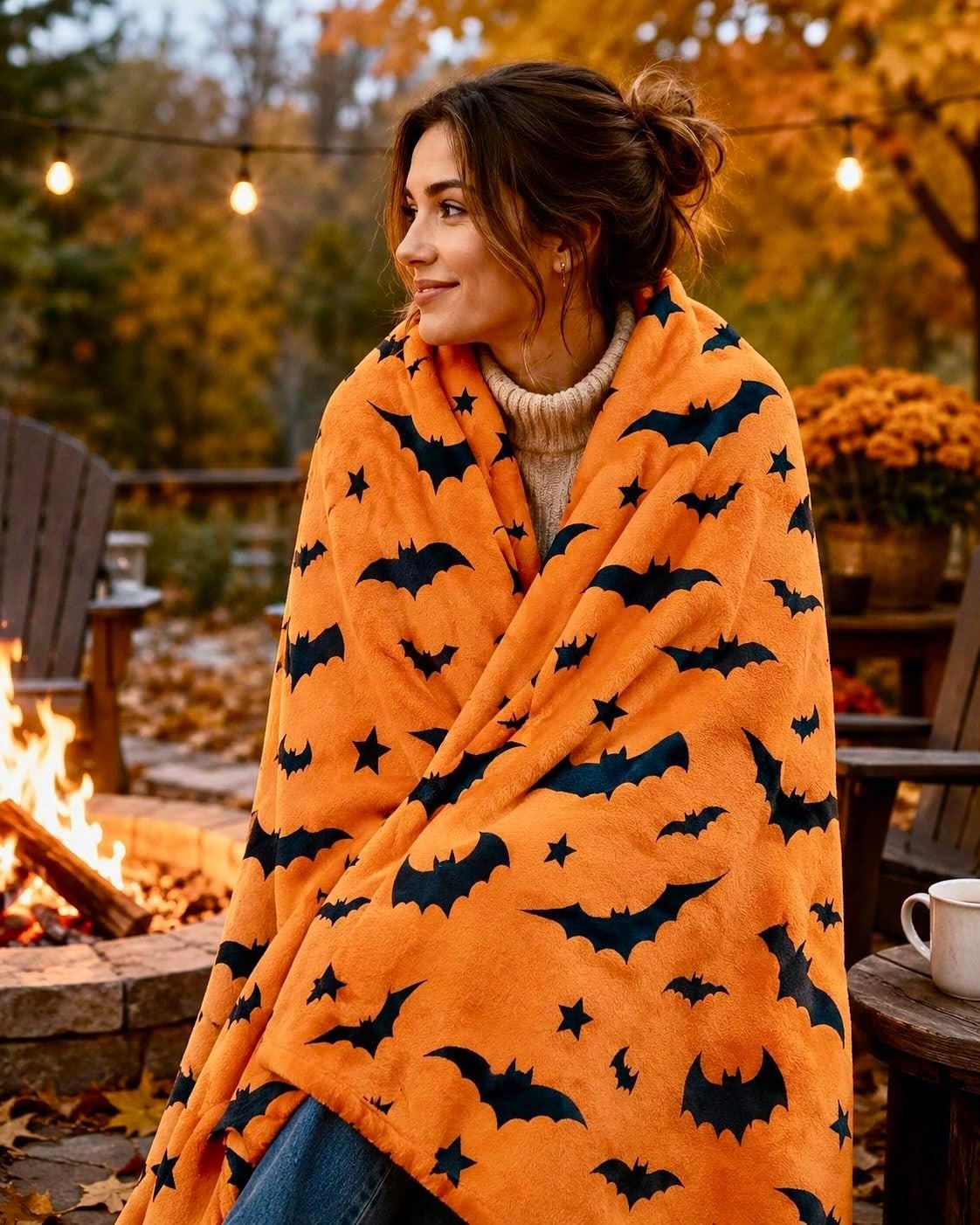 Halloween Blanket Black Bat Gr - đánh giá và giá Interior Design Guest Room