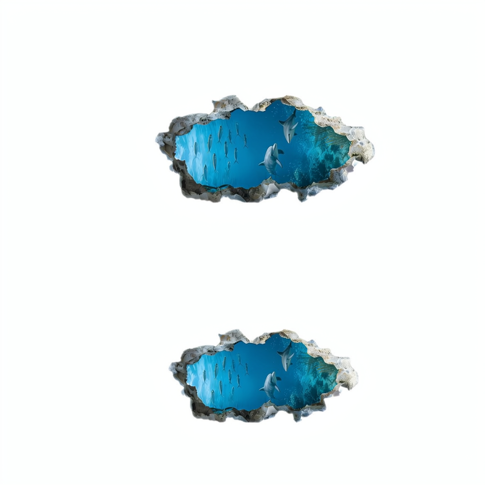 Underwater World Wall Stickers - đánh giá và giá Interior Design Visualizer