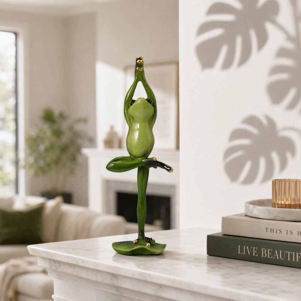 Resin Yoga Pose Amphibian Resi - đánh giá và giá Interior Design Product