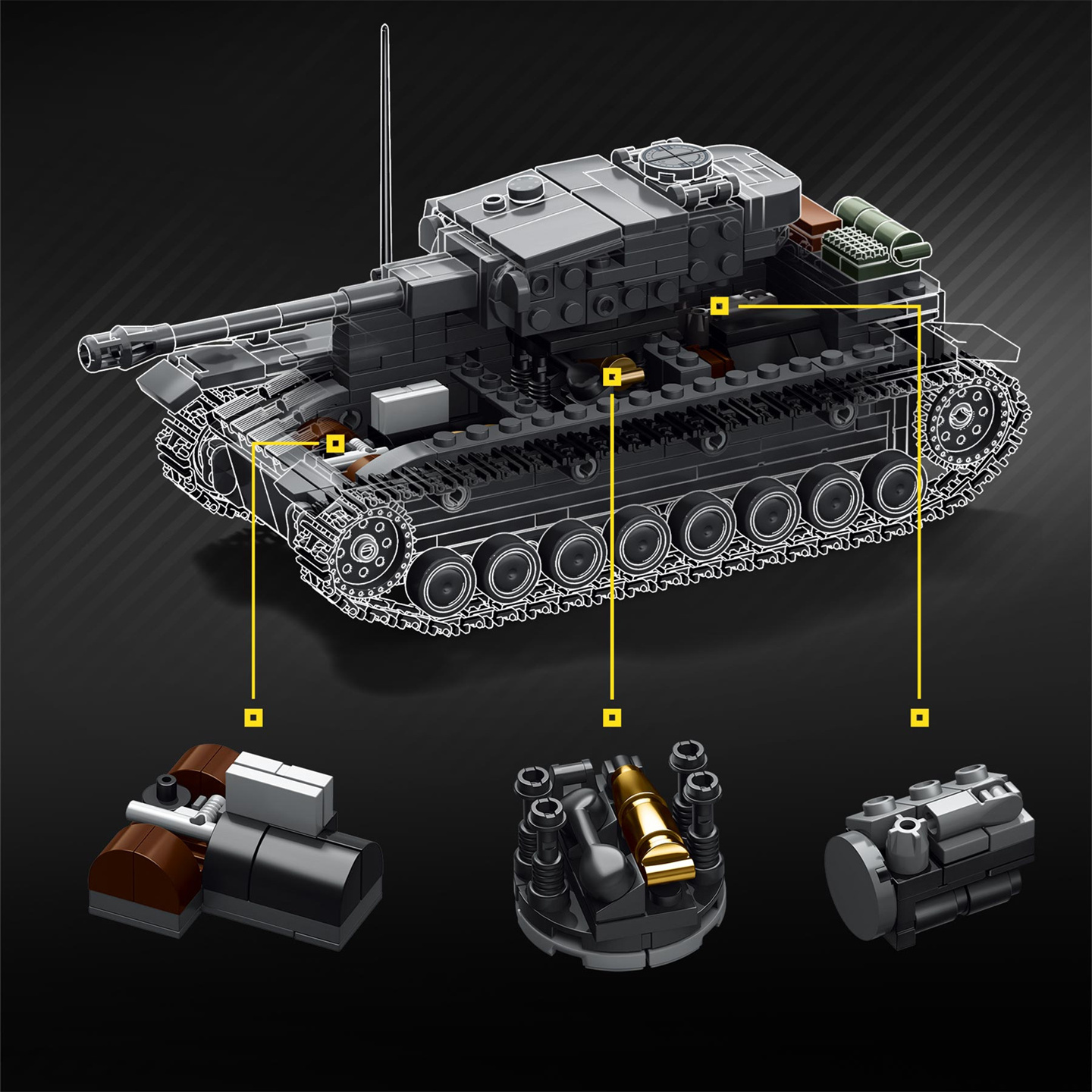 1:35 Scale Tank No. 4 Type G w - đánh giá và giá Interior Design Build