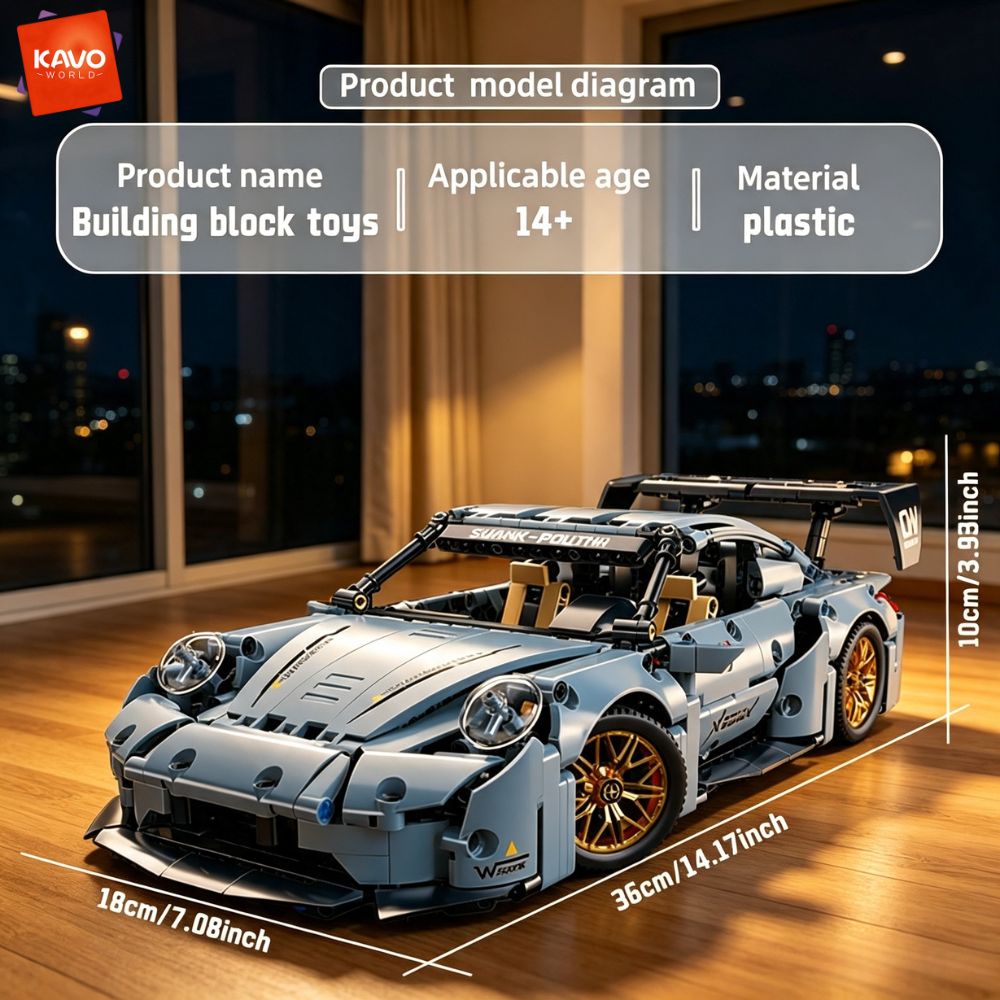 KAVOWORLD 973pcs Cool Toys Bui - đánh giá và giá Interior Design Build